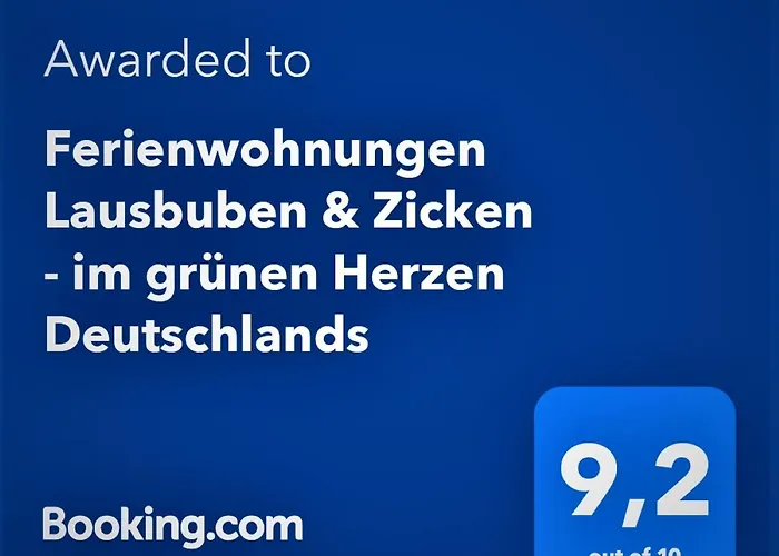 Ferienwohnungen Lausbuben & Zicken - Im Gruenen Herzen Deutschlands